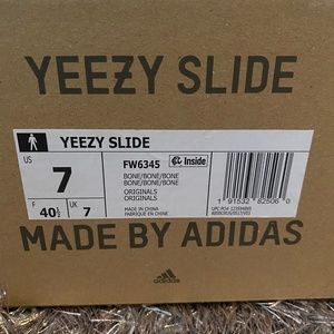 BONE YEEZY SLIDE